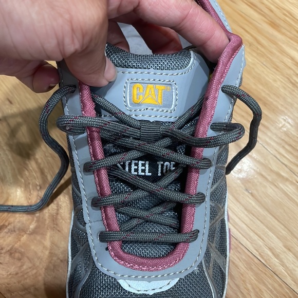 Caterpillar Womens connexion steel toe work shoes gray ergo slip resistant srx - Picture 9 of 12